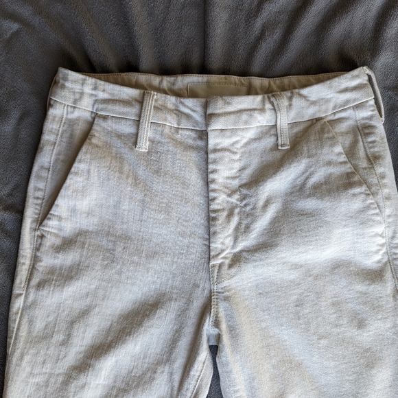 MOTHER SUPERIOR The Shaker Prep Fray Skinny Jeans Act Natural Neutral 26 - Picture 6 of 15